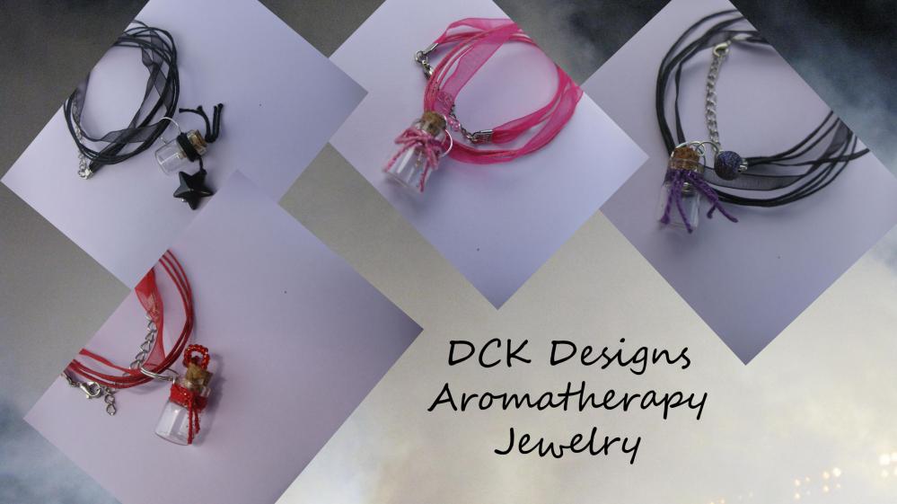 Aromatherapy charm necklace